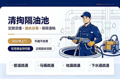 都江堰清掏隔油池